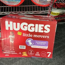Huggies Size 7 Count 68 $42.99