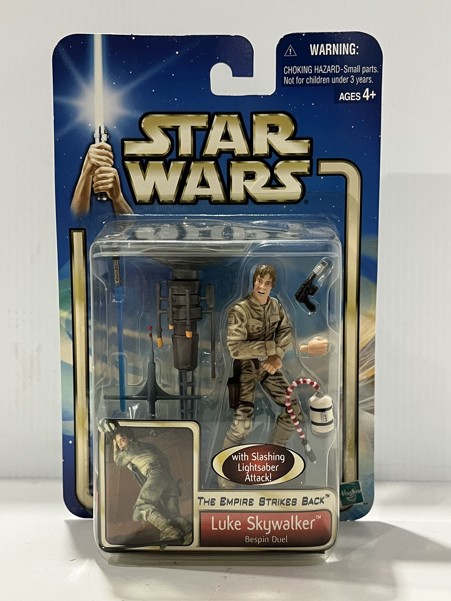 Star Wars Attack Of The Clones Luke Skywalker New Sealed MOC Hasbro 2002