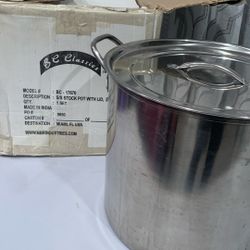 Large Pot with Lid, 5 Gallon Or 20 Qt