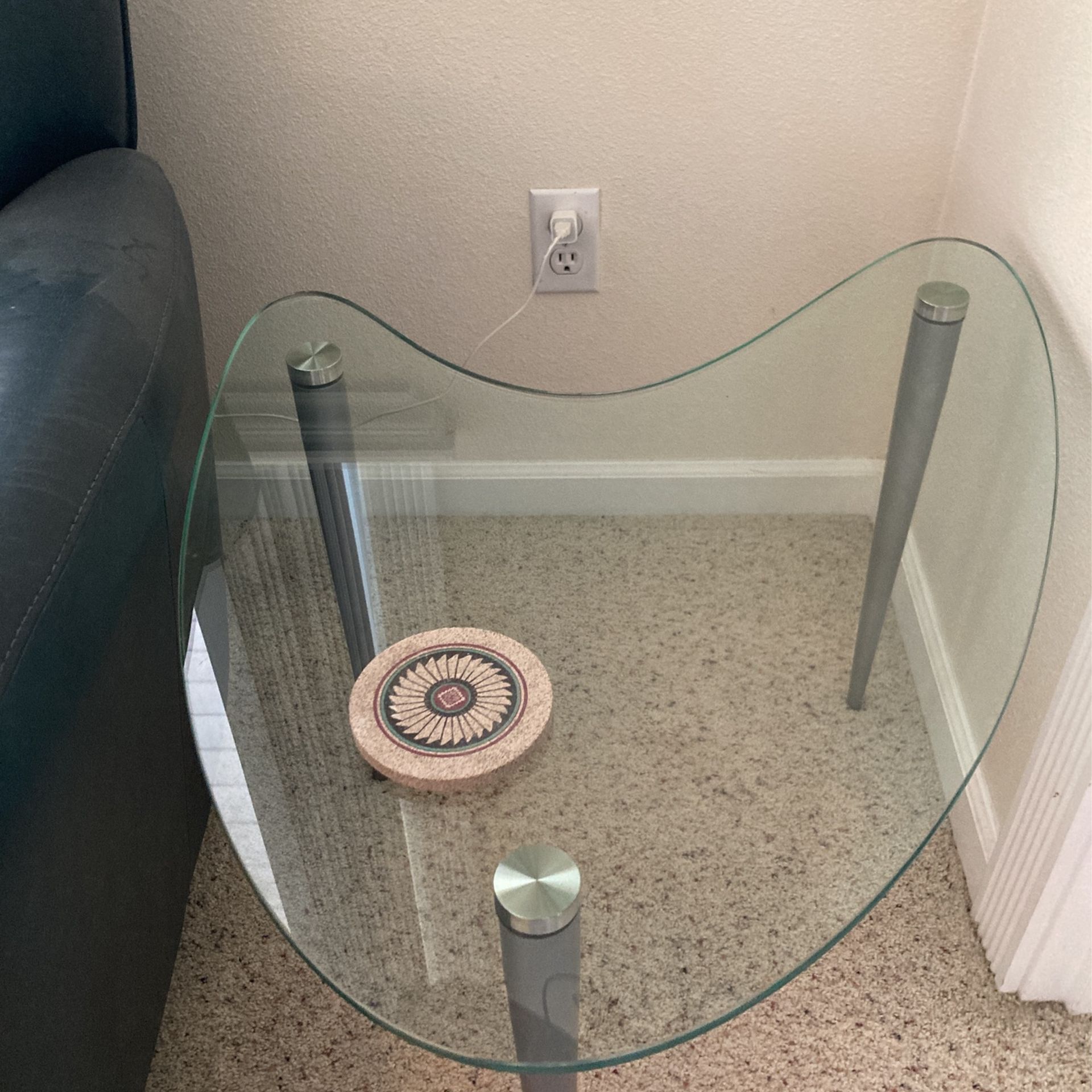Glass Top Table Perfect Condition Edgewood You Haul