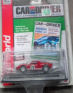Auto world car and driver Ford GT