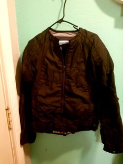 ICON MERC MOTORCYCLE JACKET WITH PADS...SIZE MED WOMENS...LIKE NEW!!