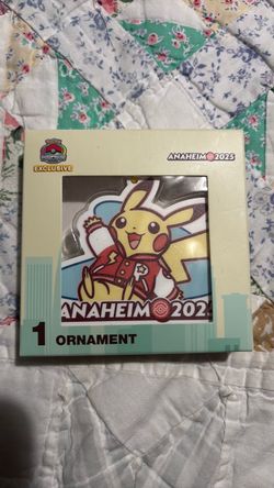Pokémon World Championships Anaheim 2025 Exclusive Pikachu Ornament