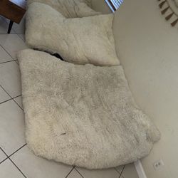 Set of 3 floor poufs / lounge cushions – Cozy & soft