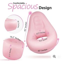 BBL Chair - Brazilian Butt Lift Surgery Recovery Inflatable Lounge Chair  for Sale in Carol City, FL