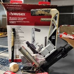 Husky 18ga flooring nailer