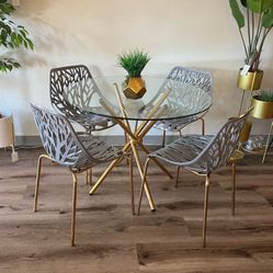 Boho Aesthetic Dining Table Set 