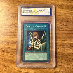 Upper Deck Yu-Gi-Oh 2003 SDP-040 Graceful Charity HOLOFOIL GEM-MT 10 Super Rare.