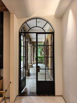 French-style aluminum doors and windows