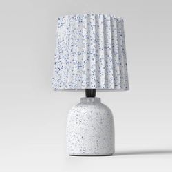 Lamp with printed shade- brand new! 