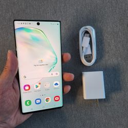 Note 10 aura online glow silver