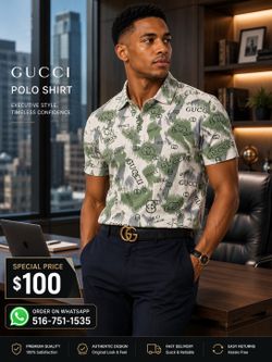 New designer polo shirts M L XL