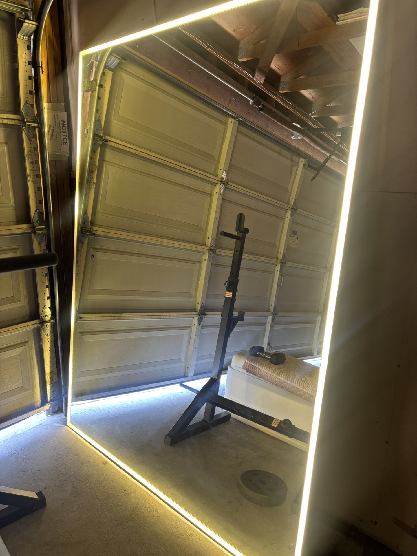 LED full length mirror