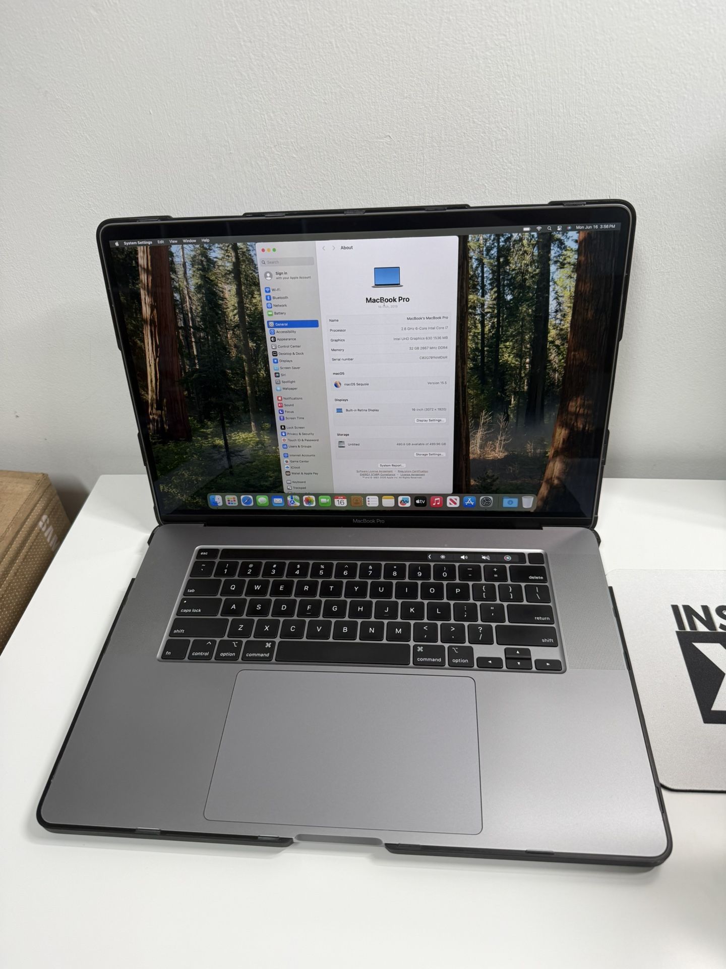MacBook Pro 16 2019 i7 32Gb 512Gb 158 Cycles