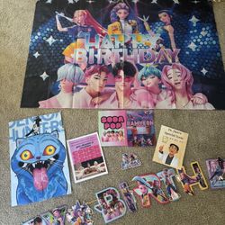 Kpop Demon Hunters Birthday Party Decor