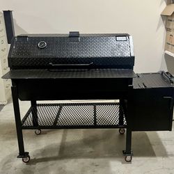 CUSTOM Heavy duty 1/4 inch Diamond Steel Smoker