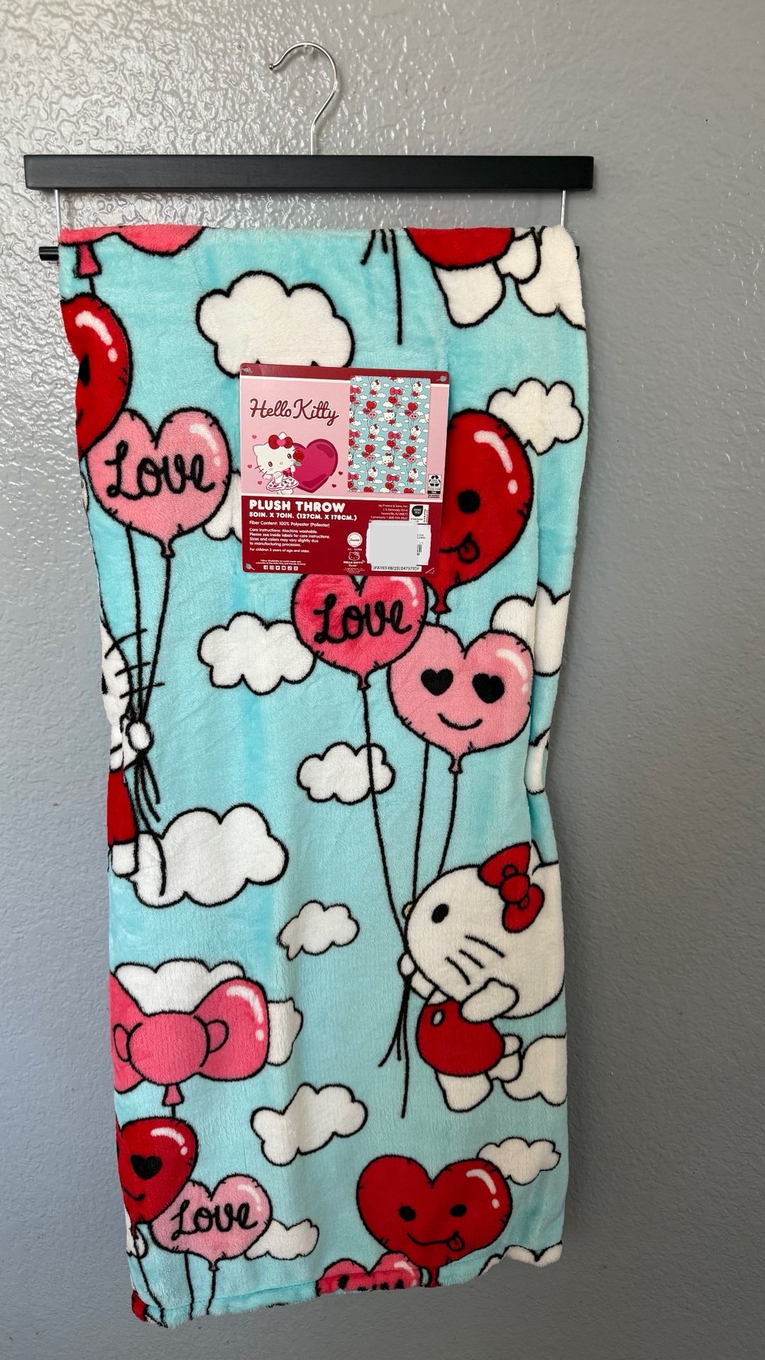 HELLO KITTY BLANKET NEW VALENTINE’S DAY BLANKET VALENTINE BLANKET