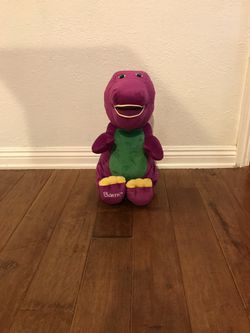 Talking Barney "24 jumbo size