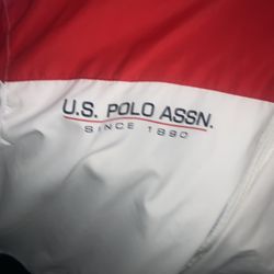 Multi color polo assn windbreaker