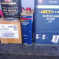 House Of Color Metallic Blue Paint With Clear And Hardener Package Deal
