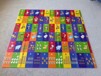 Padded baby play mat - foldable & reversible