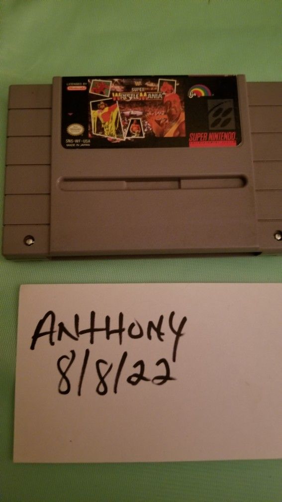 Super Nintendo  Super Wrestle Mania