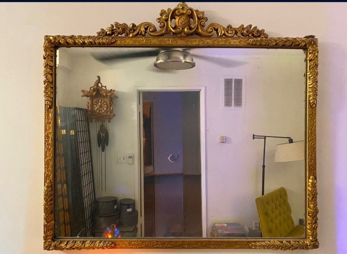 Antique Gold Mirror (1800s)