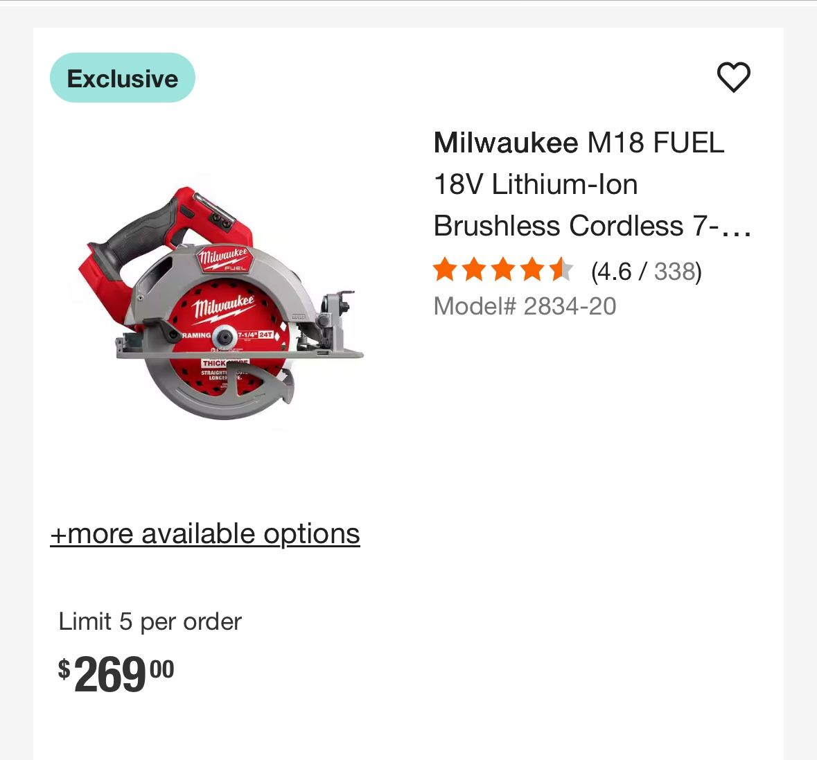 Milwaukee Circular Saw