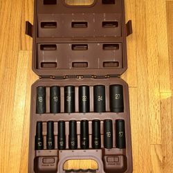 Matco 14 Piece 1/2” Drive Metric 6 Point ADV Deep Impact Socket Set