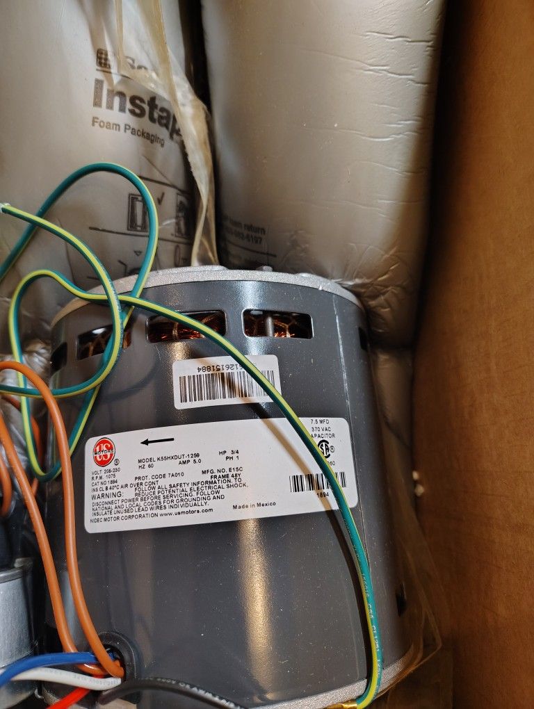 Furnace or Central Air Unit Motor