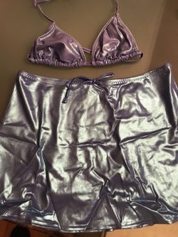 Bikini top and skirt size small