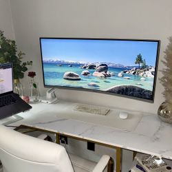Samsung Ultrawide Curved Monitor & Arm