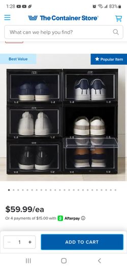 Shoe Case Drop Front