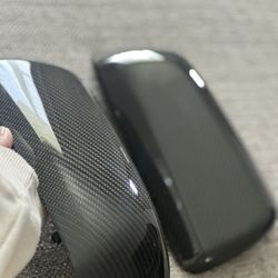 Mitsubishi Lancer 08-15 Evo REAL Carbon Fiber Mirror Caps