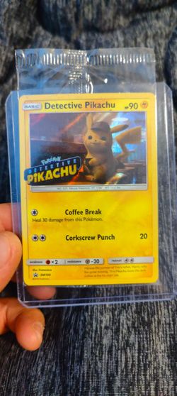 Detective Pikachu Pokémon Card SM190 Holo