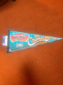 Spurs original 1999 championship pennant