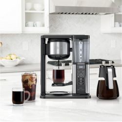 Ninja CM401 Specialty 10-Cup Coffee Maker, with 4 Brew Styles for Ground  Coffee, Built-in Water Reservoir, Fold-Away Frother & Glass Carafe, Black  for Sale in Skokie, IL - OfferUp