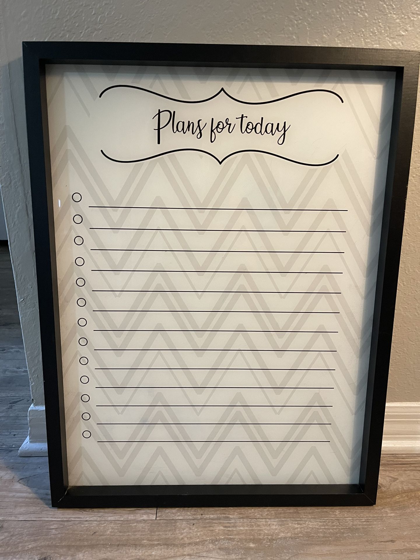 Wall Hanging Plans For Today Dry Erase Board