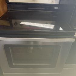 Whirlpool glass Stove Stainless Steel 