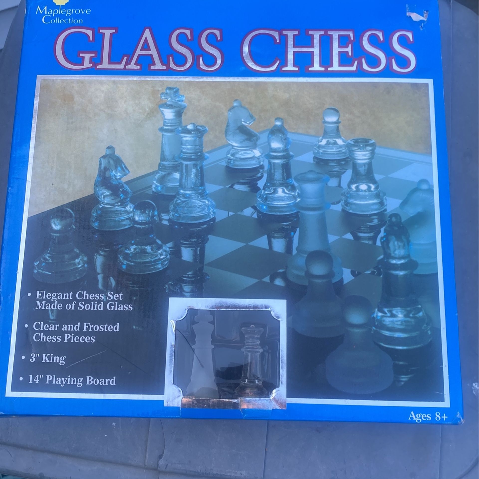 Glass Chess Set
