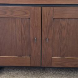 Wood Entertainment Center TV Stand