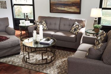 NEW ASHLEY SOFA & LOVE SET NICE