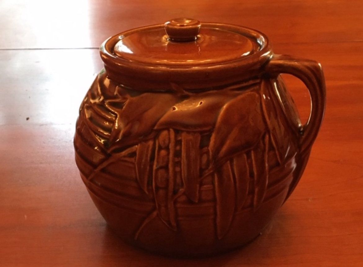 HARVEST Farm Country Ceramic Cookie Jar Ovenware Bakeware Pot