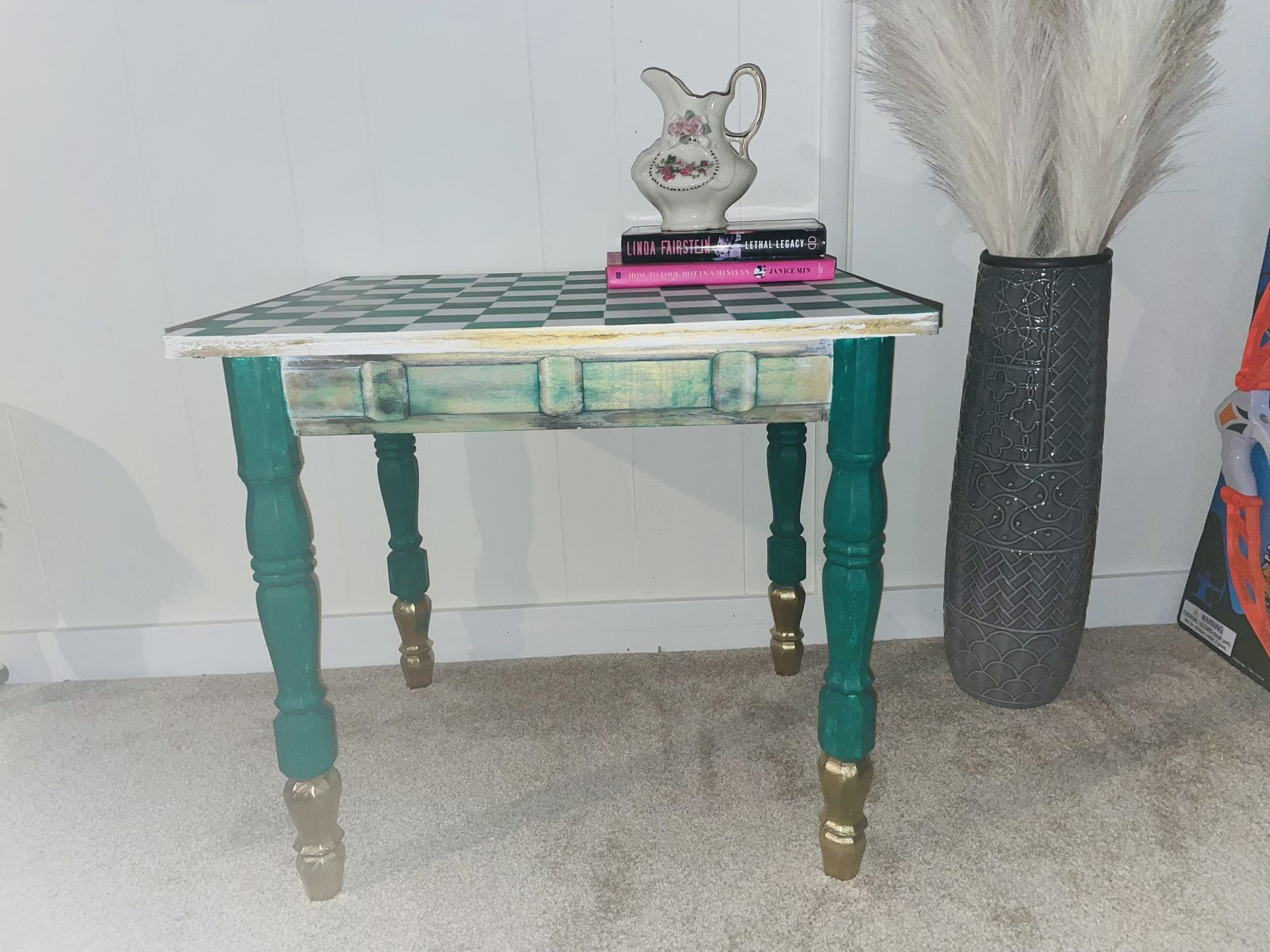 One Of A Kind- Hand Painted Cocktail Table