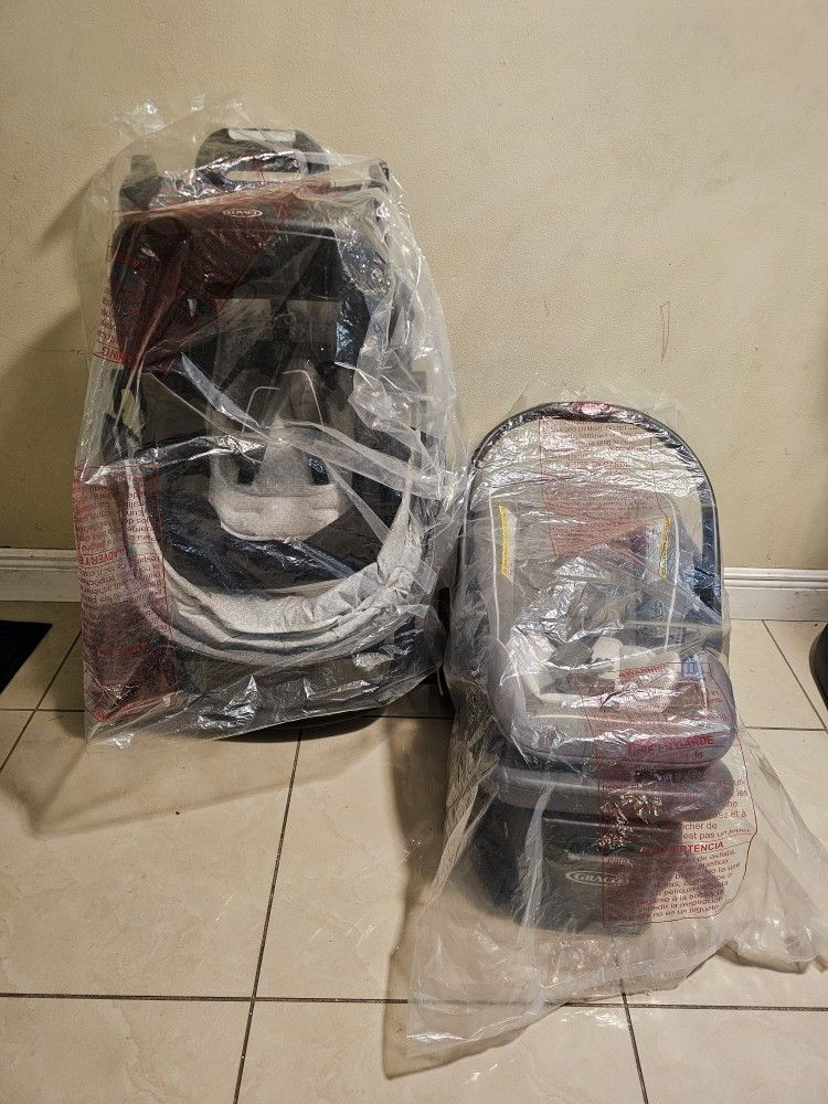 Graco Modes 3 Lite Platinum Travel System, Wit Car Seat