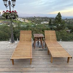Teak Lounge Chairs