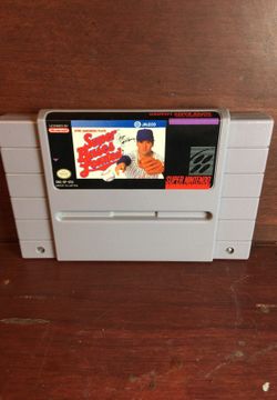 Super Nintendo Game Super Bases Loaded