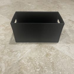 Leather Storage Bin