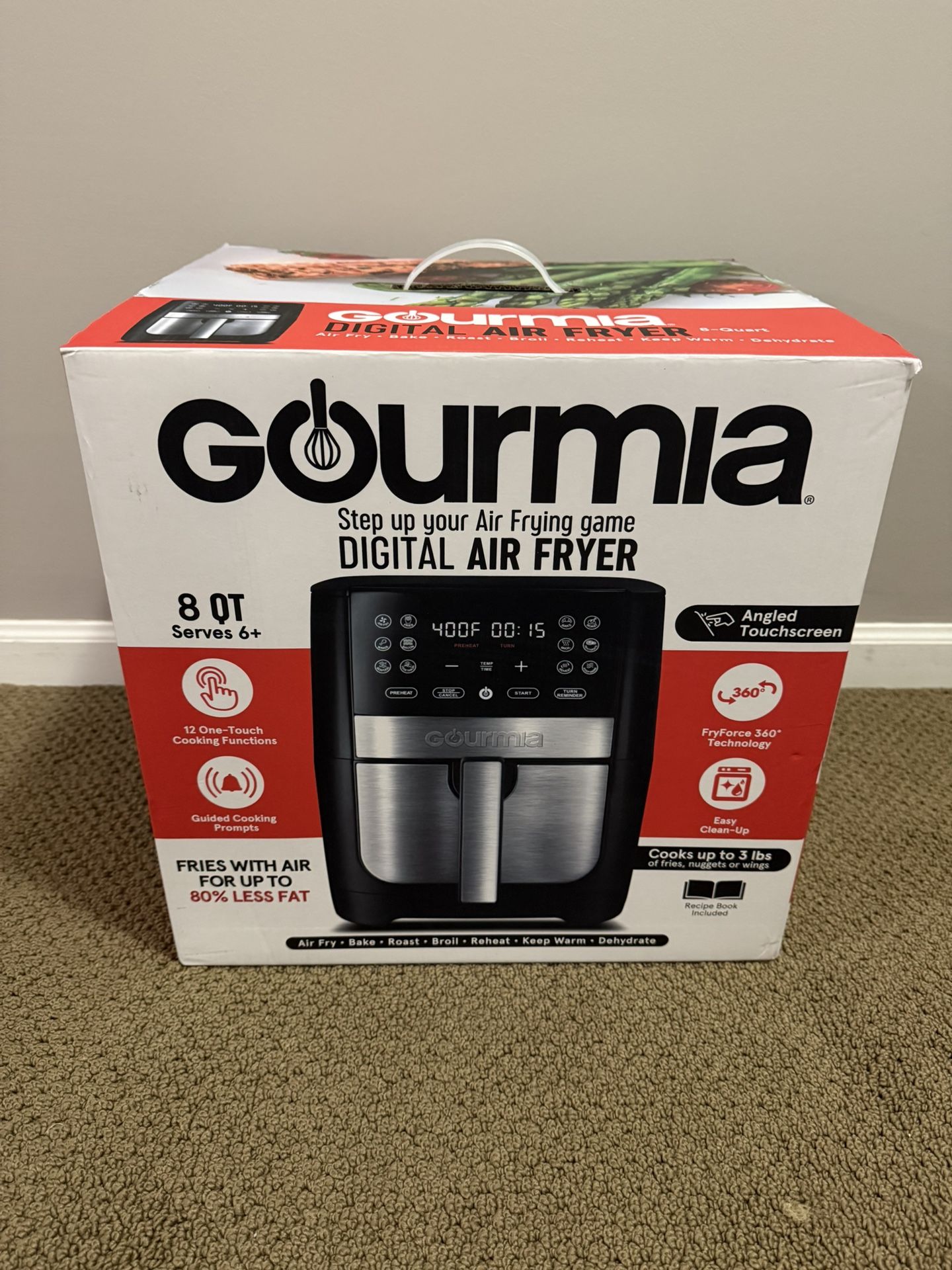Gourmia 8qt Air Fryer