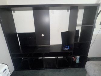 Black Tv Storage Unit